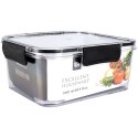 Pojemnik plastikowy na żywność jedzenie z pokrywką i uszczelką 1.8L EXCELLENT HOUSEWARE 259242