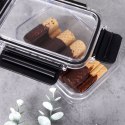Pojemnik plastikowy na żywność jedzenie z pokrywką i uszczelką 400 ml EXCELLENT HOUSEWARE 259240