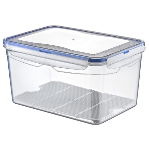 Pojemnik plastikowy na żywność z pokrywką i uszczelką z kratką 4.5L HOBBY LIFE 124296