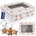 Pojemnik pudełko na ciastka ciasteczka metalowa puszka PIERNICZEK 18x14.5x5 cm ORION 127576