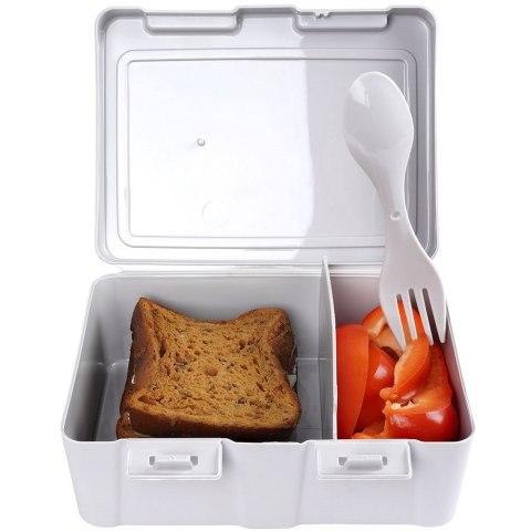 Pojemnik śniadaniowy na śniadanie żywność lunch box ze sztućcami 1L ORION 154037