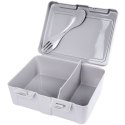 Pojemnik śniadaniowy na śniadanie żywność lunch box ze sztućcami 1L ORION 154037