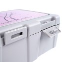 Pojemnik śniadaniowy na śniadanie żywność lunch box ze sztućcami SERCE 1L ORION 154038