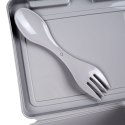 Pojemnik śniadaniowy na śniadanie żywność lunch box ze sztućcami SERCE 1L ORION 154038