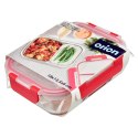 Pojemnik szklany żaroodporny na żywność z pokrywką dzielony 550ml ORION 129227