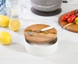 PORCELANOWA CUKIERNICA Z ŁYŻECZKĄ KASSEL no. 93557 AKACJA