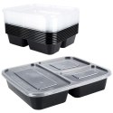 Pojemniki plastikowe na żywność z pokrywką 1.5L zestaw 10 sztuk EXCELLENT HOUSEWARE 259156