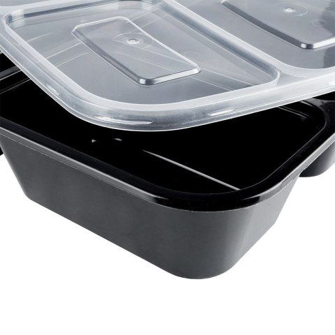 Pojemniki plastikowe na żywność z pokrywką 1.5L zestaw 10 sztuk EXCELLENT HOUSEWARE 259156