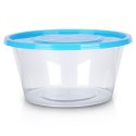 Pojemniki plastikowe na żywność z pokrywką 650 ml komplet 10-ele VILDE 259274