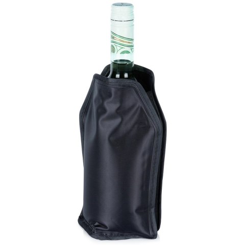 Pokrowiec chłodzący na wino butelkę wina do butelek cooler czarny 22 cm EXCELLENT HOUSEWARE 124504