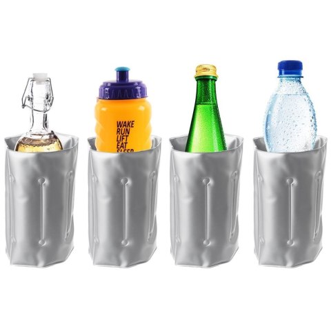 Pokrowiec chłodzący na wino butelkę wina do butelek cooler srebrny ORION 780129