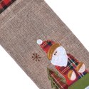 Pokrowiec świąteczny na wino butelkę wina butelki do butelek HOME STYLING COLLECTION 839006