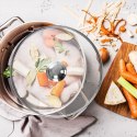 Pokrywka szklana żaroodporna do garnka patelni garnków 28cm ORION 122582