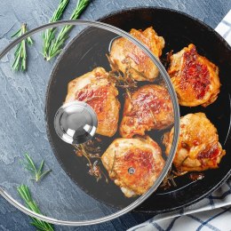 Pokrywka szklana żaroodporna do garnka patelni garnków 32cm ORION 126322