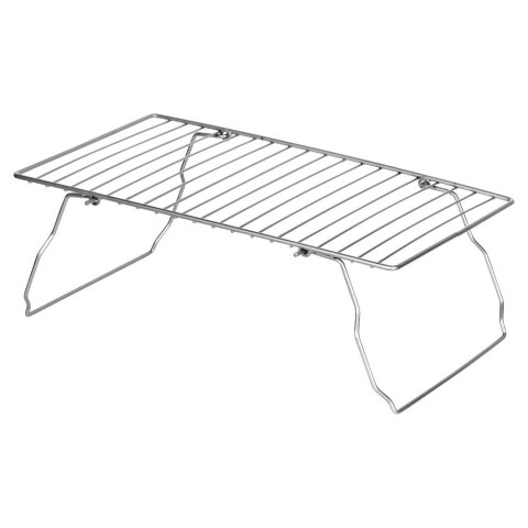 Półka kuchenna metalowa szara składana do szafki 37x21x13.5cm STORAGE SOLUTIONS 229217
