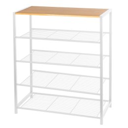 PÓŁKA REGAŁ STOJAK NA BUTY 5-POZIOMOWA 80X30X73CM BRUNBESTE BB-3559