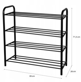 REGAŁ PÓŁKA NA BUTY 65 x 26 x 71,5cm BRUNBESTE BB-2594