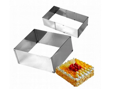 REGULOWANA FORMA DO CIASTA 15-27 x 8cm TORTOWNICA BRUNBESTE BB-3141
