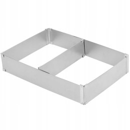 REGULOWANA FORMA DO CIASTA 25-48 X 5CM TORTOWNICA BRUNBESTE BB-1541