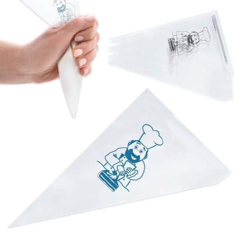 Rękaw worek cukierniczy jednorazowy 39.5cm rękawy worki zestaw 20SZT ORION 142242