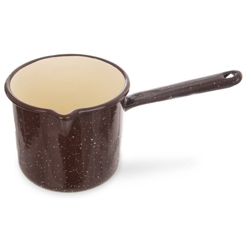 Rondel emaliowany brązowy mały BROWN 12 cm 1.2L ORION 113165