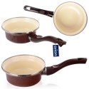 Rondel emaliowany mały BROWN 12 cm 350ml ORION 113326