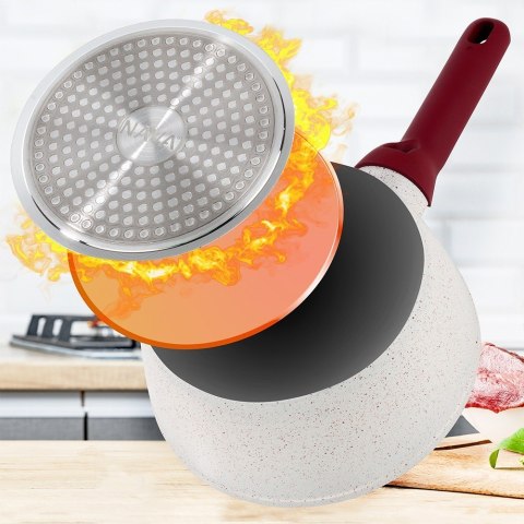 Rondel granitowy nieprzywierający indukcja TERRESTRIAL 18 cm 1.7L NAVA 10-144-315