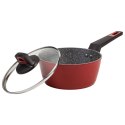 Rondel granitowy ze szklaną pokrywką indukcja TAURUS 18 cm 1.7L NAVA 10-144-075