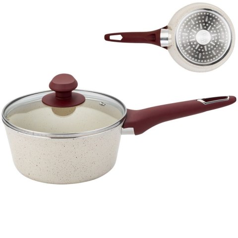 Rondel granitowy ze szklaną pokrywką indukcja TERRESTRIAL 18 cm 1.7L NAVA 10-044-005
