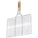 Ruszt kratka do grilla grillowania burgerów ryb mięsa warzyw 34x48cm BBQ 489127