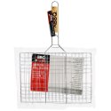 Ruszt kratka do grilla grillowania burgerów ryb mięsa warzyw 34x48cm BBQ 489127