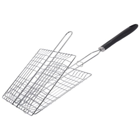 Ruszt kratka do grilla grillowania burgerów ryb mięsa warzyw 54x22cm BBQ 111144