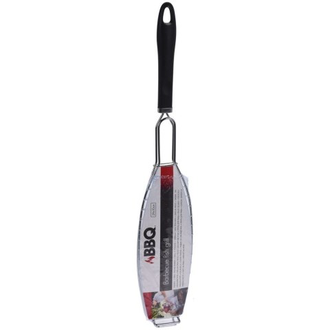 Ruszt kratka do grilla grillowania ryb kiełbas mięsa stalowy 58x12cm BBQ 111143