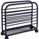 Serwetnik metalowy stojak na serwetki organizer pojemnik czarny 11.5x10cm VILDE 139317