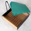 Serwetnik z dociskiem pojemnik stojak na serwetki organizer BISTRO 18x18cm VILDE 139379