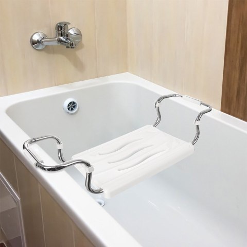 Siedzisko ławeczka do wanny 26x42-65cm ławka dla seniora dziecka na wannę VILDE 532311