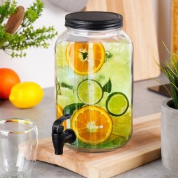 SŁÓJ SŁOIK DO NAPOJÓW Z KRANIKIEM SZKLANY 3,2L VILDE 139607
