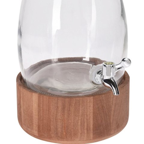 SŁÓJ SŁOIK DO NAPOJÓW Z KRANIKIEM SZKLANY ZE STOJAKIEM 5.5L EXCELLENT HOUSEWARE 139002