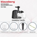 SOKOWIRÓWKA WOLNOOBROTOWA 150W DO OWOCÓW I WARZYW COLD PRESS KLAUSBERG KB-7866