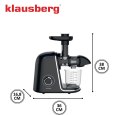 SOKOWIRÓWKA WOLNOOBROTOWA 150W DO OWOCÓW I WARZYW COLD PRESS KLAUSBERG KB-7866