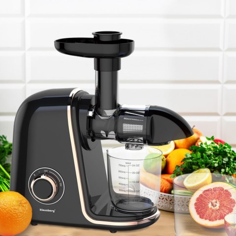 SOKOWIRÓWKA WOLNOOBROTOWA 150W DO OWOCÓW I WARZYW COLD PRESS KLAUSBERG KB-7867
