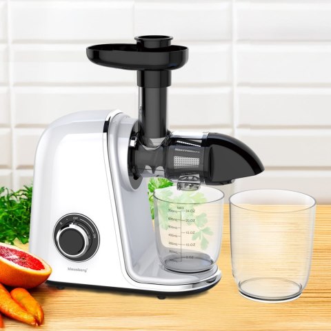 SOKOWIRÓWKA WOLNOOBROTOWA 150W DO OWOCÓW I WARZYW COLD PRESS KLAUSBERG KB-7869