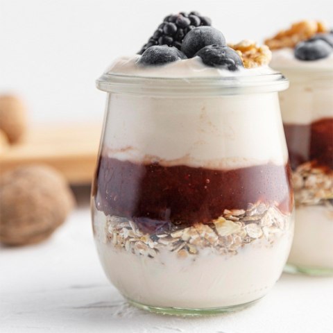 Słoiki na jogurt i desery dżem 130ml pojemniki słoiczki słoiki 12SZT ORION 121795