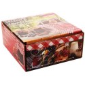 Słoiki szklane z zakrętką słoik na przetwory dżemy 60ml 9 sztuk ORION 126582