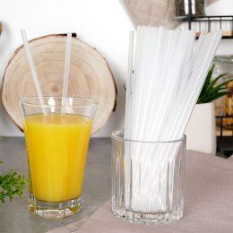 Słomki do picia napojów drinków proste rurki 50 SZT WIELORAZOWE VILDE 259247