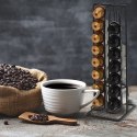 Stojak na kapsułki do kawy Nespresso metalowy czarny 30cm EXCELLENT ELECTRICS 229042