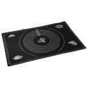 STOLNICA SILIKONOWA 60x40cm MATA KUCHENNA CZARNA TADAR SILICO TD-0847