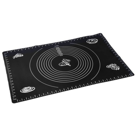 STOLNICA SILIKONOWA 60x40cm MATA KUCHENNA CZARNA TADAR SILICO TD-0847