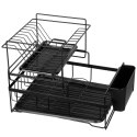 SUSZARKA DO NACZYŃ DWUPOZIOMOWA OCIEKACZ 38 X 27 X 30 CM BRUNBESTE BB-2348