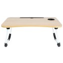 Stolik pod laptop i tablet śniadaniowy składany do łóżka na łóżko VILDE 568018